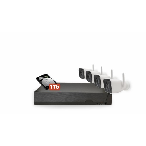 NVR 16 CANALES 1TB+4 CAMARAS EXTERIOR ENERGEEKS EG-NVREXT003