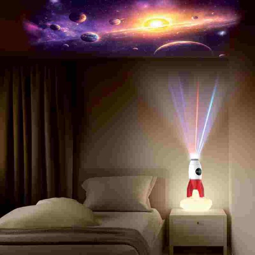 COHETE PROYECTOR 3 PROYECCIONES GALAXIA XANLITE EG-STARLITE