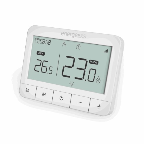 TERMOSTATO WIFI CON BOTONES JASPER II ENERGEEKS EG-TERM004
