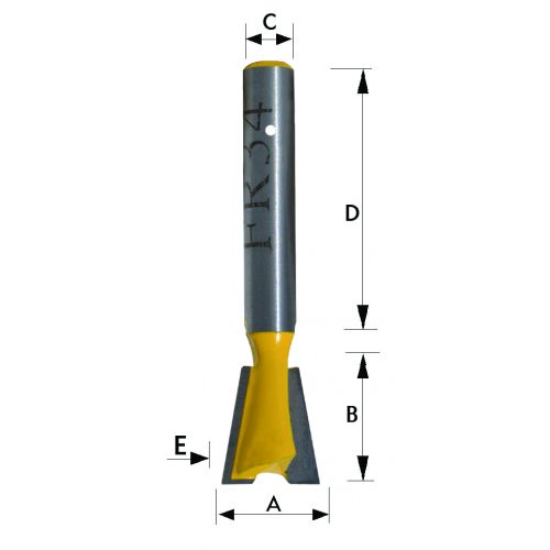 FRESA MD DIAM.12,7 Nº34 KIVEC FR34