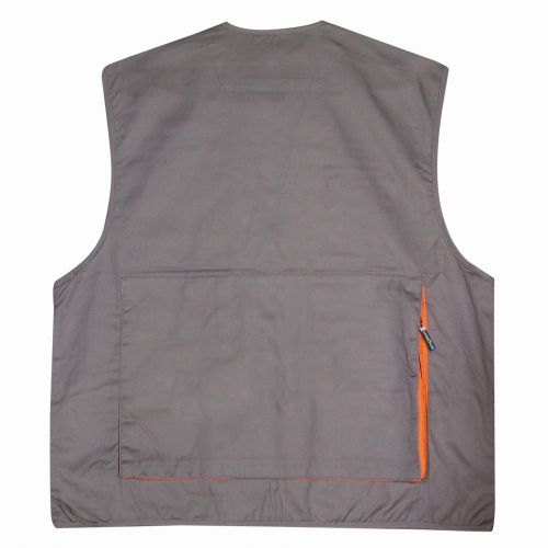 CHALECO MULTIBOLSILLOS GRIS/NARANJA GOOD YEAR G137905C