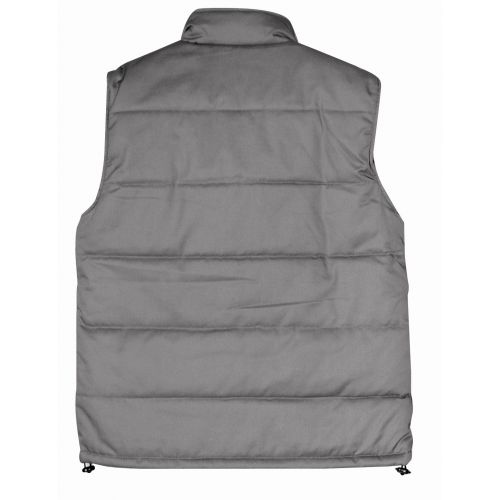 CHALECO MULTIBOLSILLOS ACOLCHADO GRIS/NARANJA GOOD YEAR G137907C