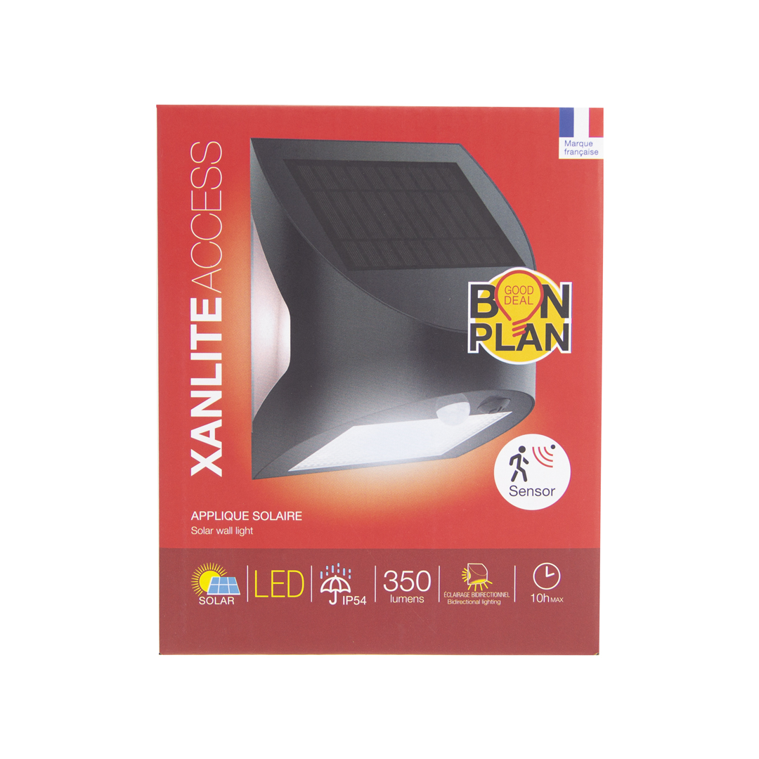 APLIQUE SOLAR 350LM C/SENSOR XANLITE APSAR300D2SV23