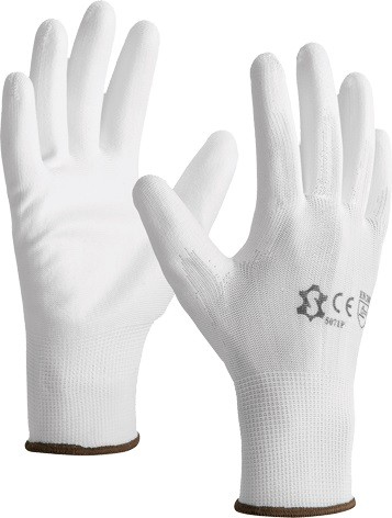 GUANTE POLIURETANO BLANCO FERKO AR-5071P 