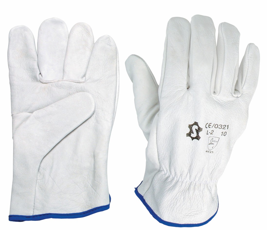 GUANTE PIEL FLOR BLANCO FERKO AR-L2N