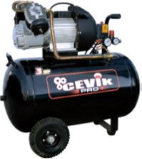Compresor CEVIK PRO Pro 100Vx de 3 cv y 100l de depósito