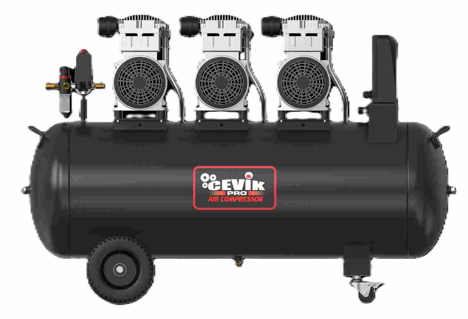 COMPRESOR SILENT 150L 6HP S/A  CEVIK PRO CA-PRO156SILENT