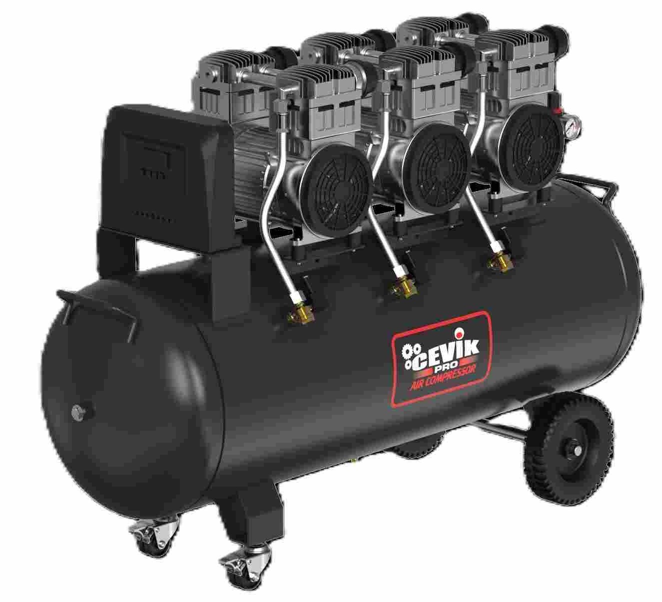 COMPRESOR SILENT 150L 6HP S/A  CEVIK PRO CA-PRO156SILENT