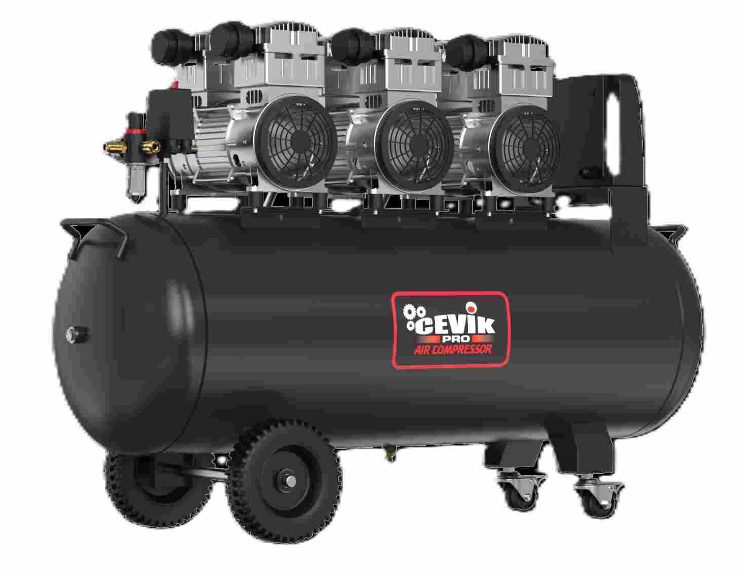 COMPRESOR SILENT 150L 6HP S/A  CEVIK PRO CA-PRO156SILENT