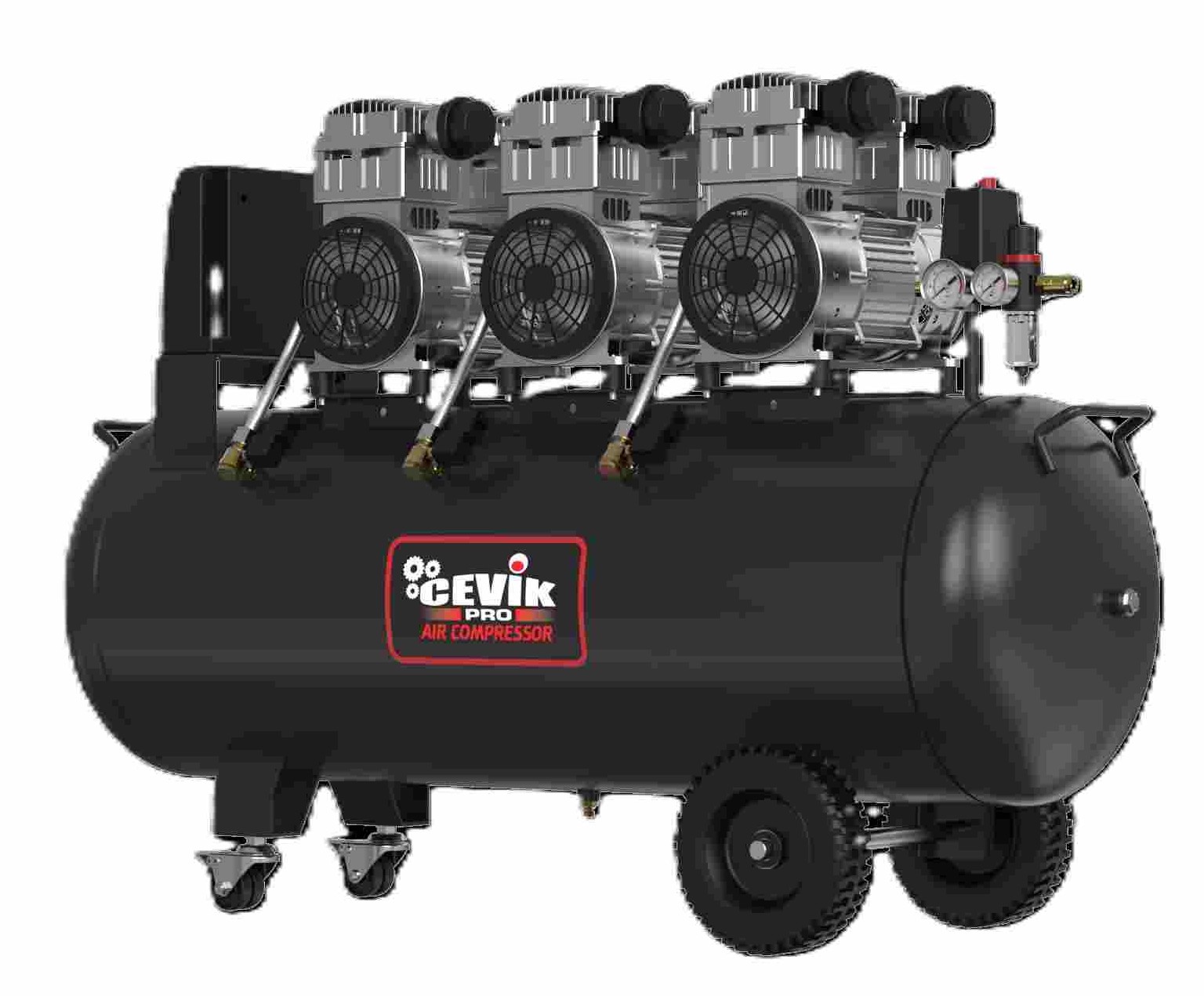 COMPRESOR SILENT 150L 6HP S/A  CEVIK PRO CA-PRO156SILENT