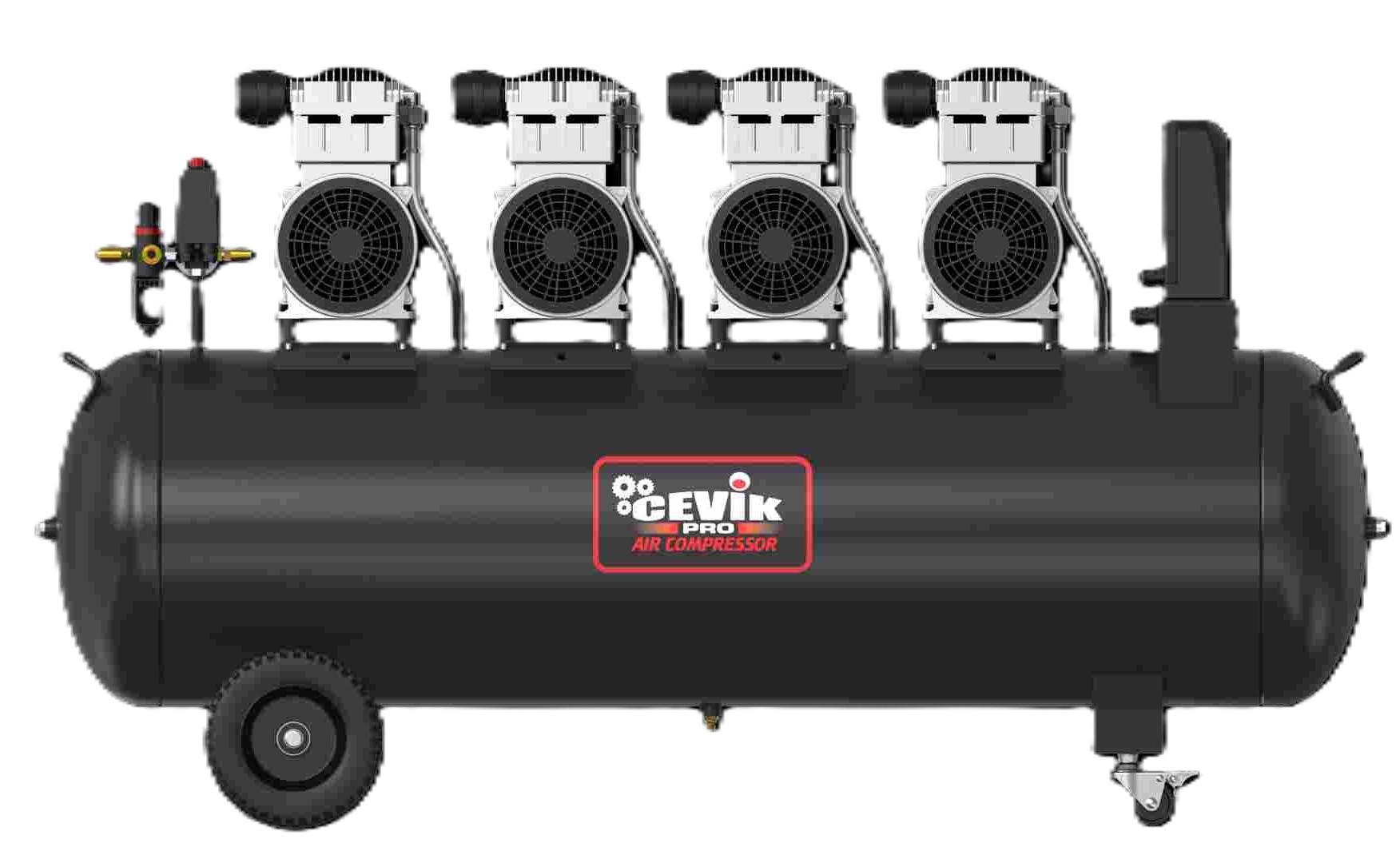 COMPRESOR SILENT 200L 8HP S/A  CEVIK PRO CA-PRO208SILENT