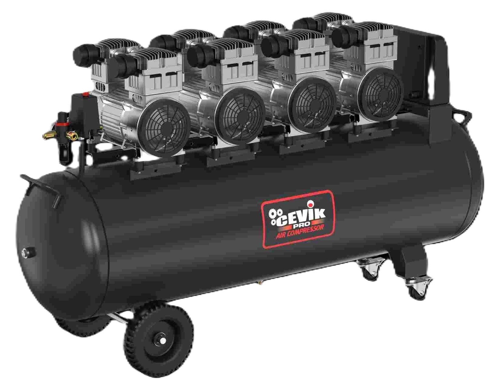 COMPRESOR SILENT 200L 8HP S/A  CEVIK PRO CA-PRO208SILENT