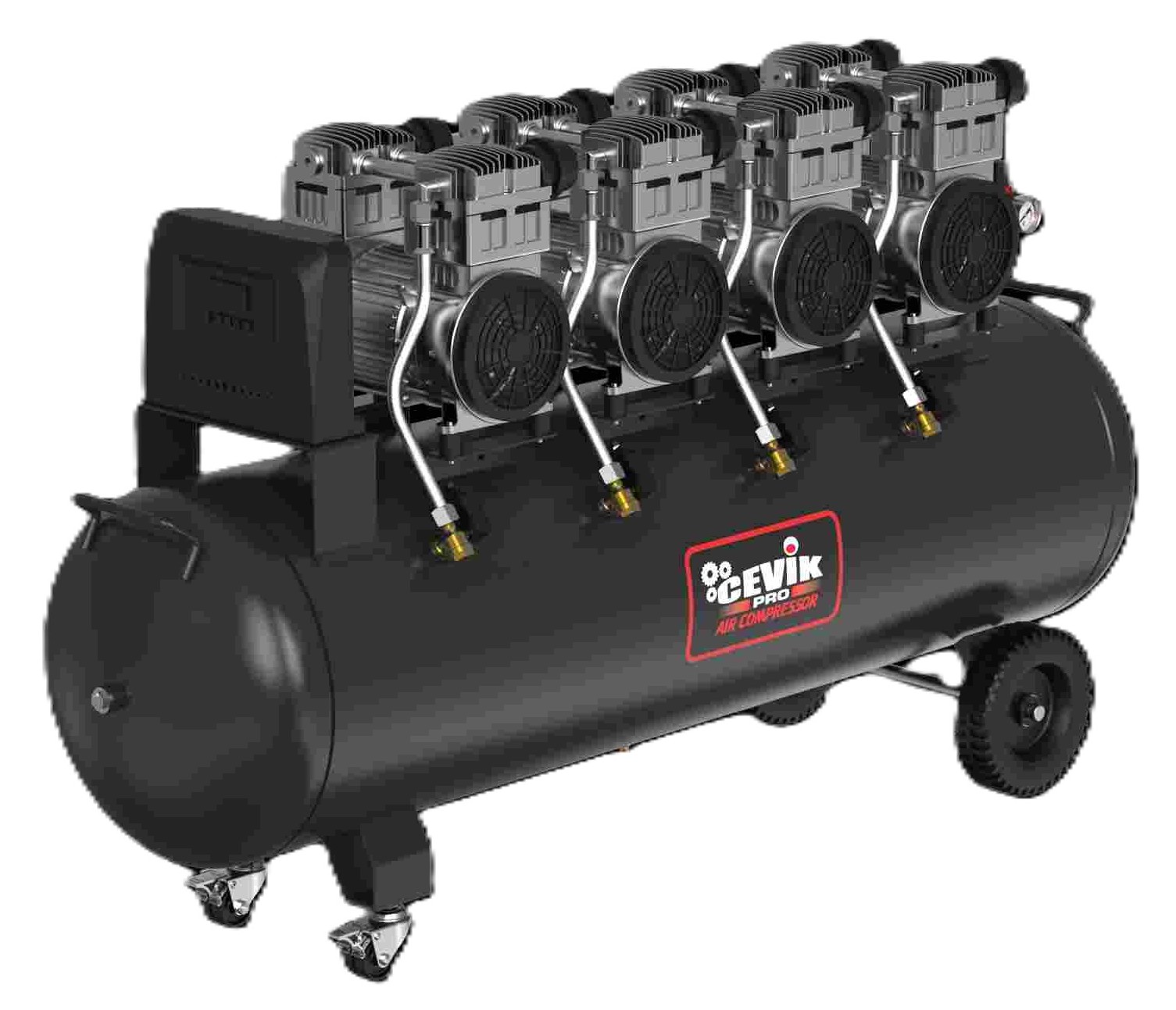 COMPRESOR SILENT 200L 8HP S/A  CEVIK PRO CA-PRO208SILENT