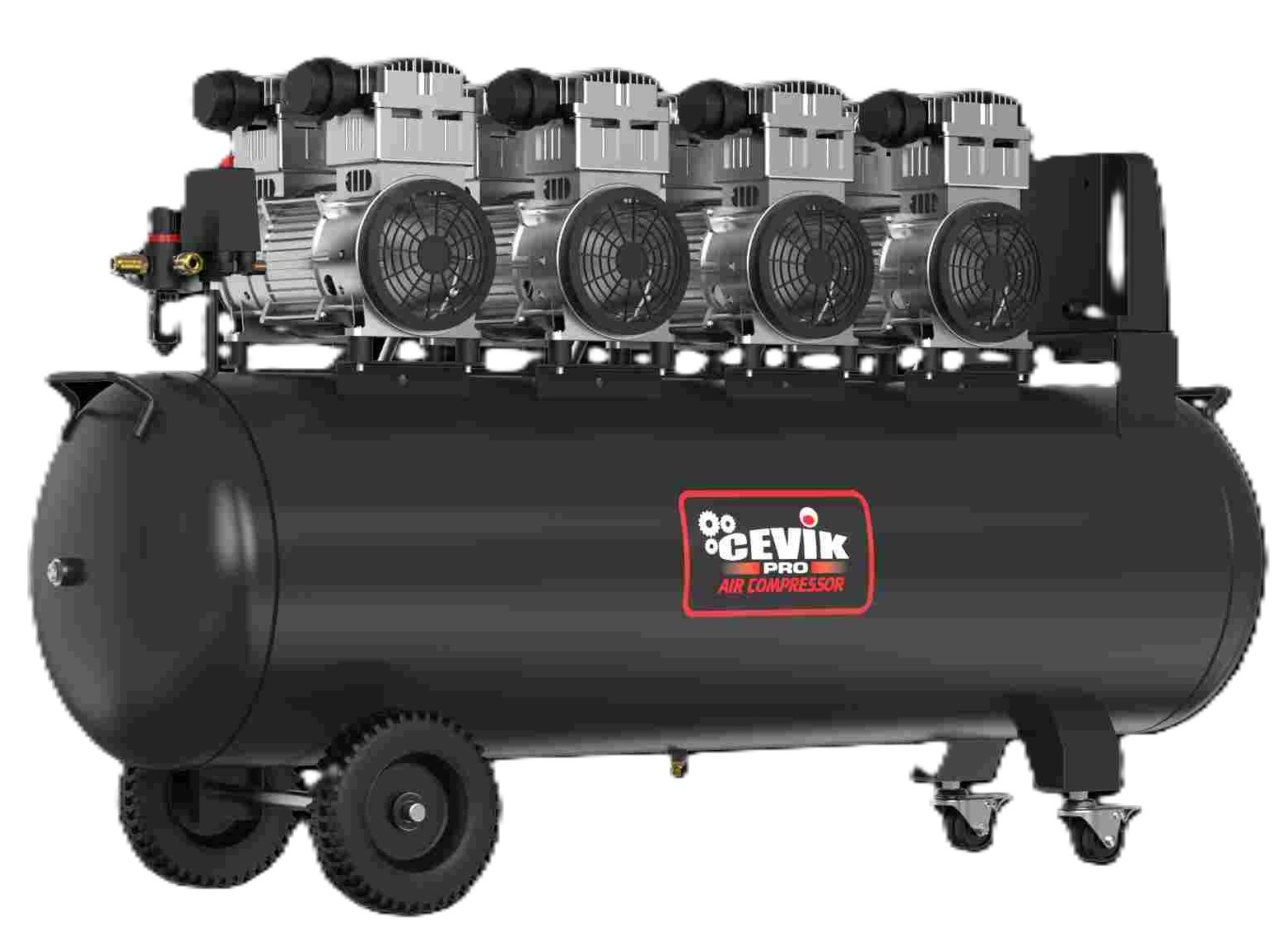COMPRESOR SILENT 200L 8HP S/A  CEVIK PRO CA-PRO208SILENT
