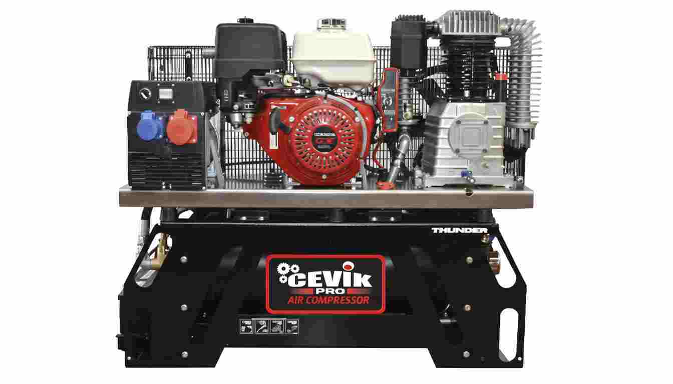COMPRESOR GASOLINA GENERADOR 113HP CEVIK PRO CA-PRO5015PETR