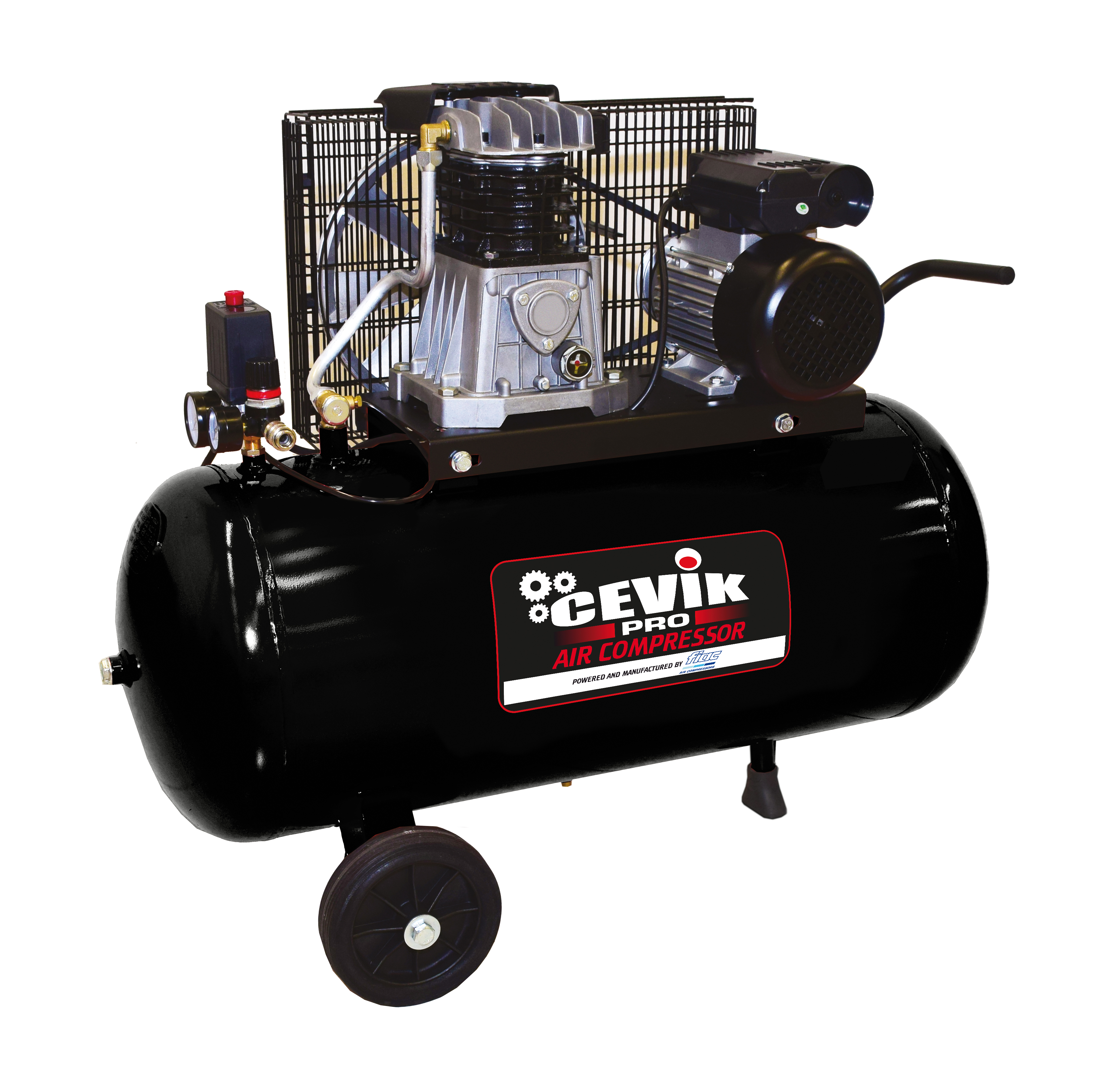 CEVIK PRO - COMPRESOR CORREA 100L 3HP MONO CEVIK PRO CA-AB100/3M