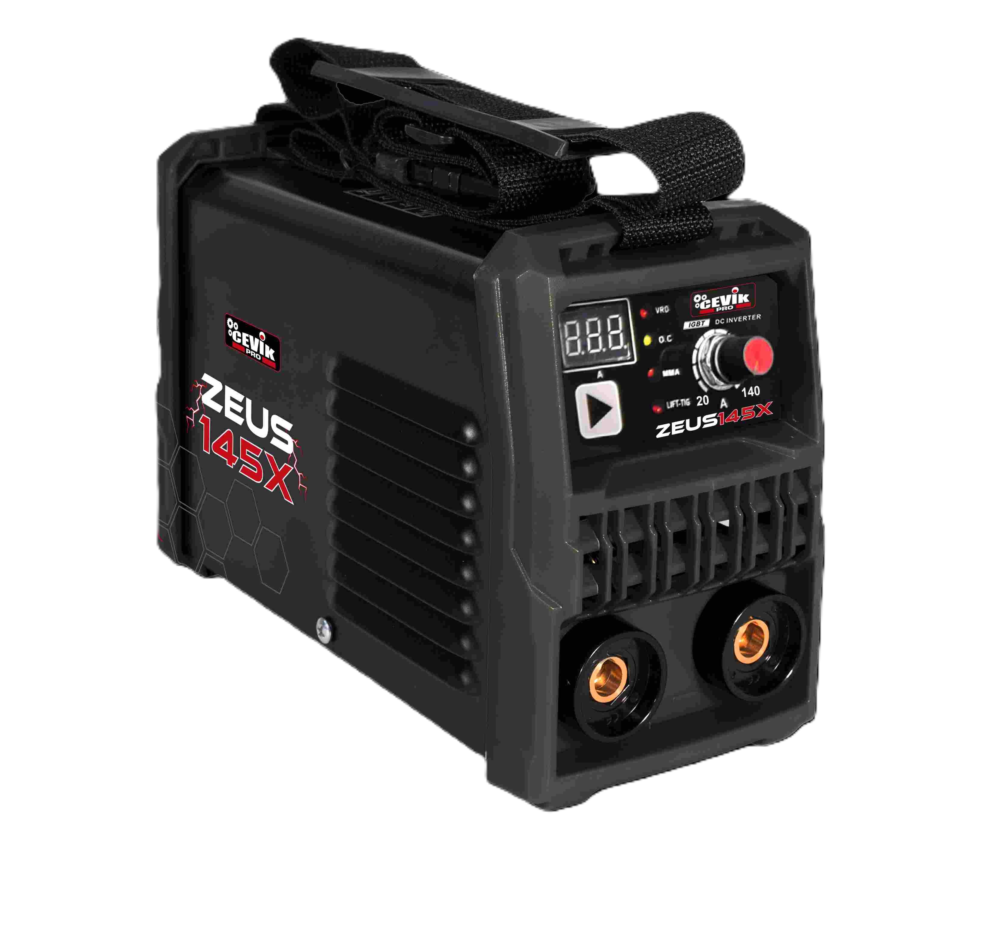 SOLD.INVERTER MMA 140A+MALETA ALU CEVIK PRO CE-ZEUS145X