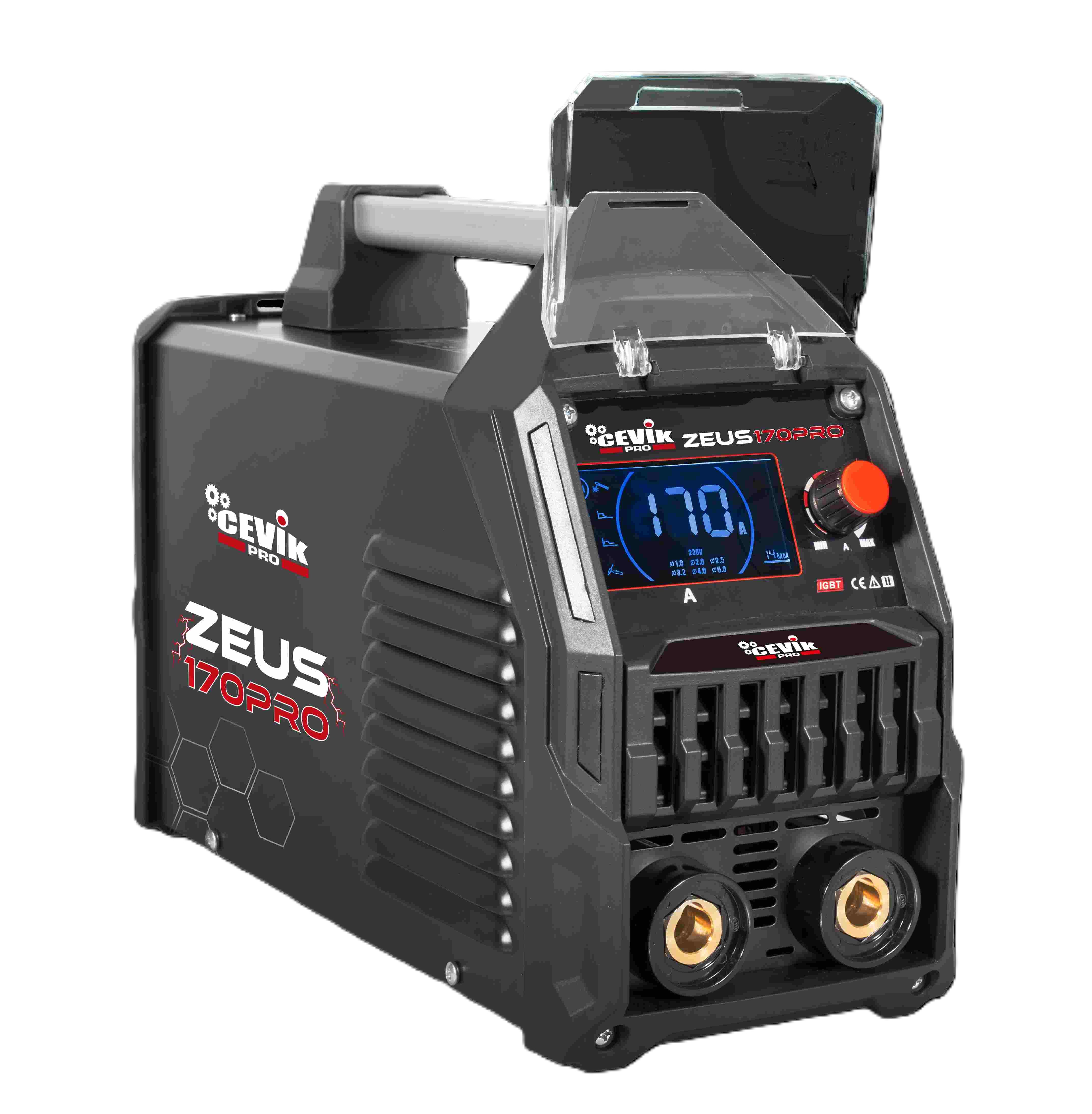 SOLD.INVERTER MMA 170A.LCD+P. ELECT. CEVIKPRO CE-ZEUS170PRO