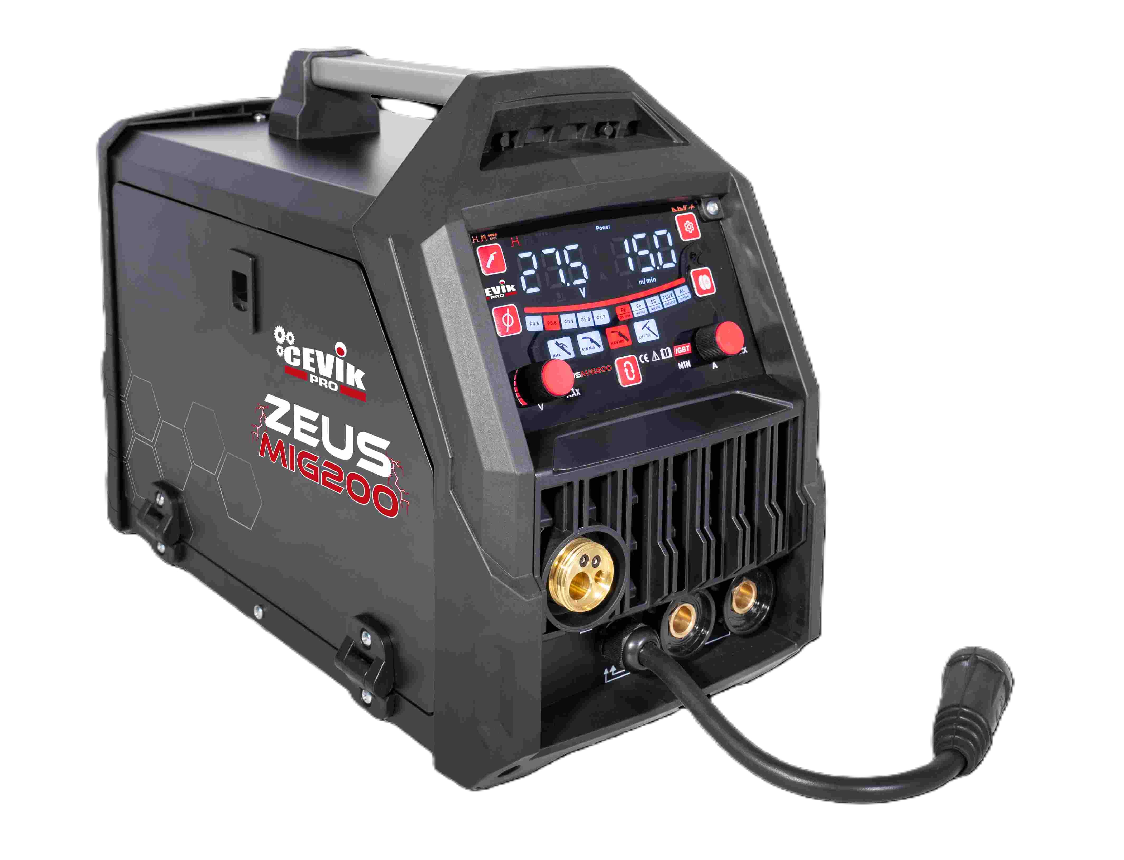 SOLD.INVERTER MIG/TIG/MMA 200A CEVIK PRO CE-ZEUSMIG200