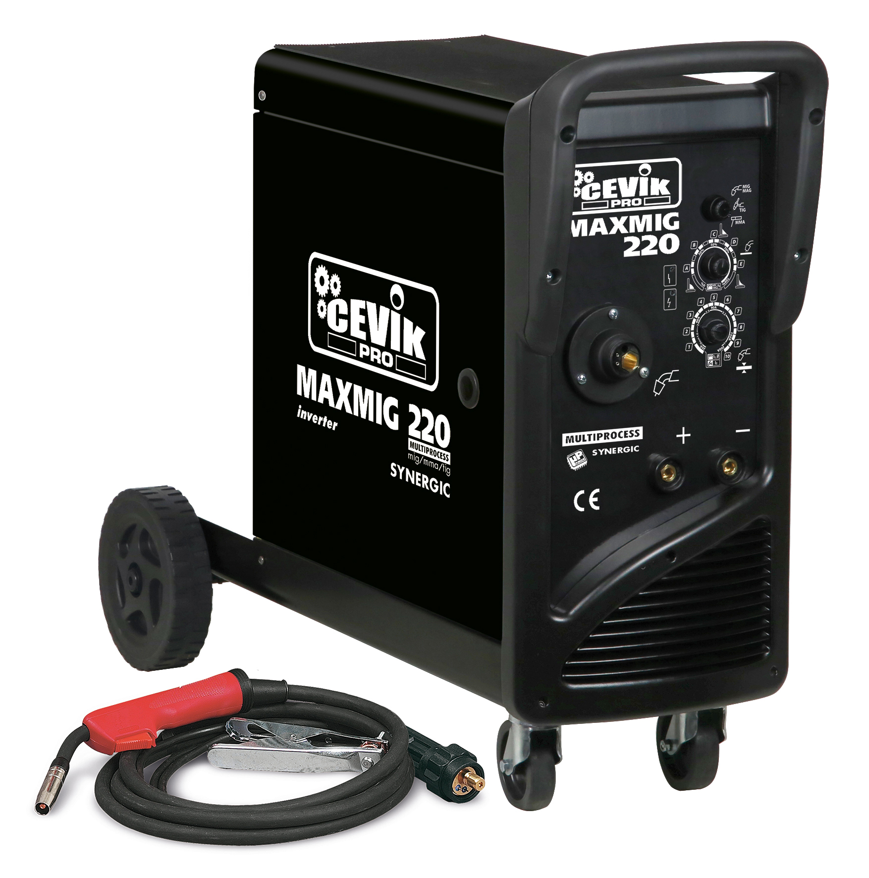 SOLDADOR INVERTER CEVIK PRO HILO MIG/TIG/MMA 180 AMPERIOS CE-MAXMIG220