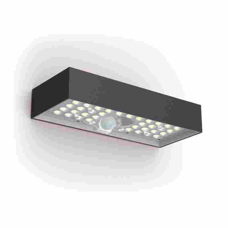 APLIQUE MURAL SOLAR 900LUMEN CON DETECTOR XANLITE EG-APS900D
