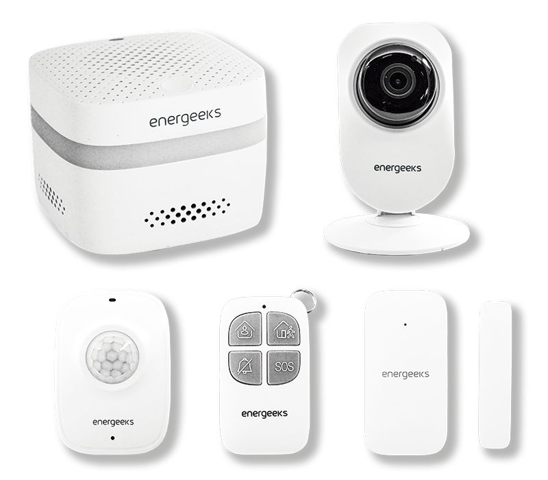 ALARMA WIFI CON CAMARA IP ENERGEEKS EG-AW001PLUS