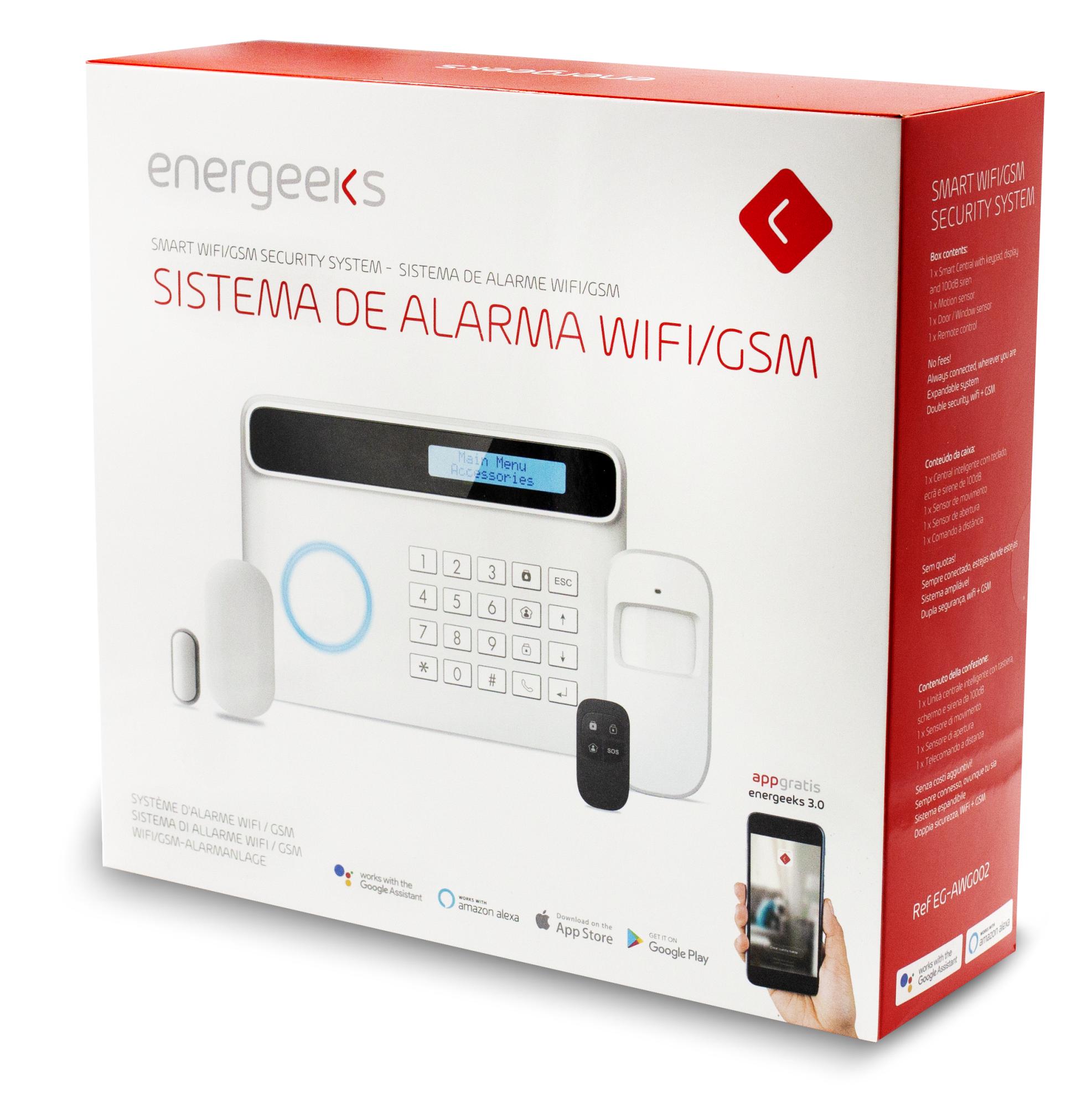 SISTEMA DE ALARMA WIFI/GSM 002 ENERGEEKS EG-AWG002