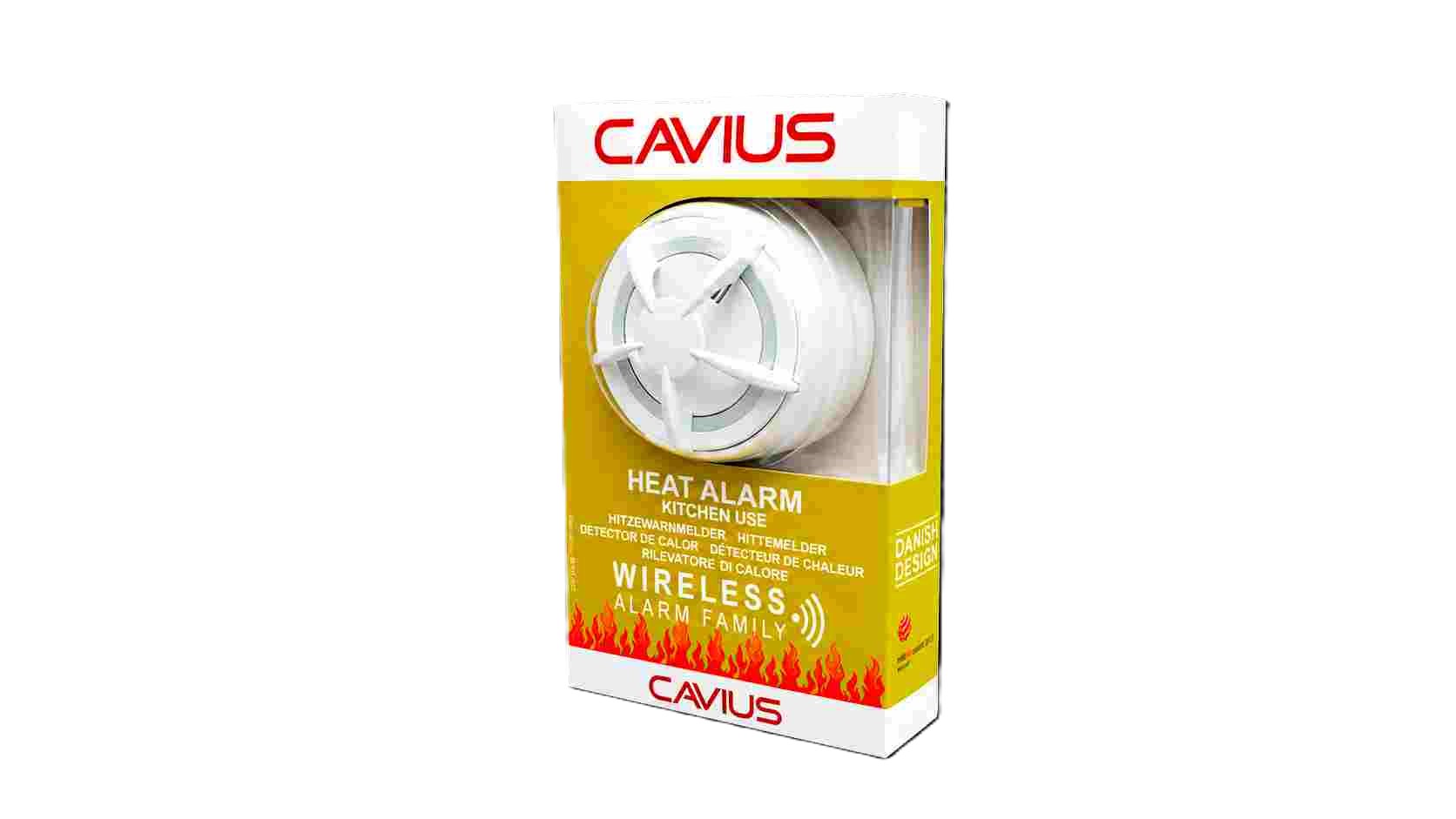 DETECTOR DE CALOR RF C/BATERIA CAVIUS EG-CAV3103003