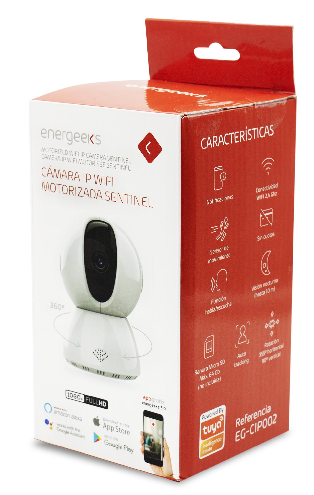 CÁMARA IP WIFI MOTORIZADA SENTINEL ENERGEEKS EG-CIP002