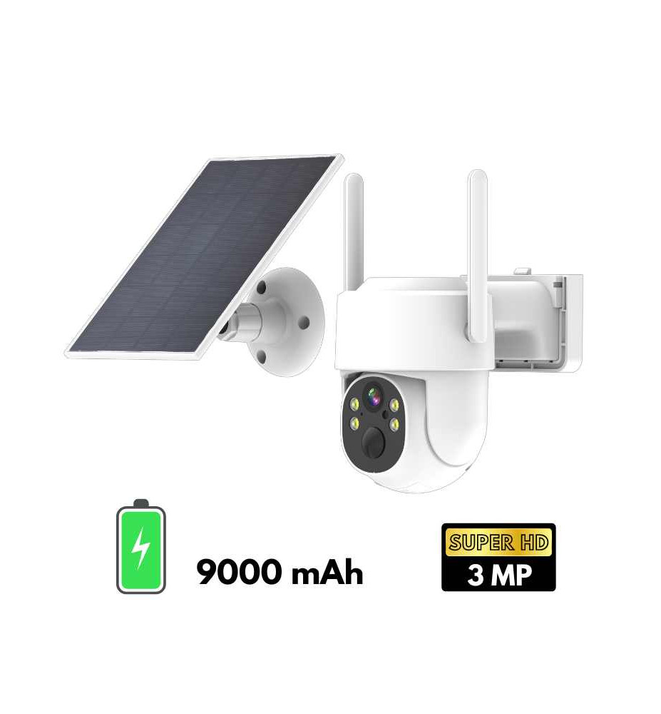 CAMARA 4G BATERIA PANEL SOLAR PATROL ENERGEEKS EG-CIPEXT4G001