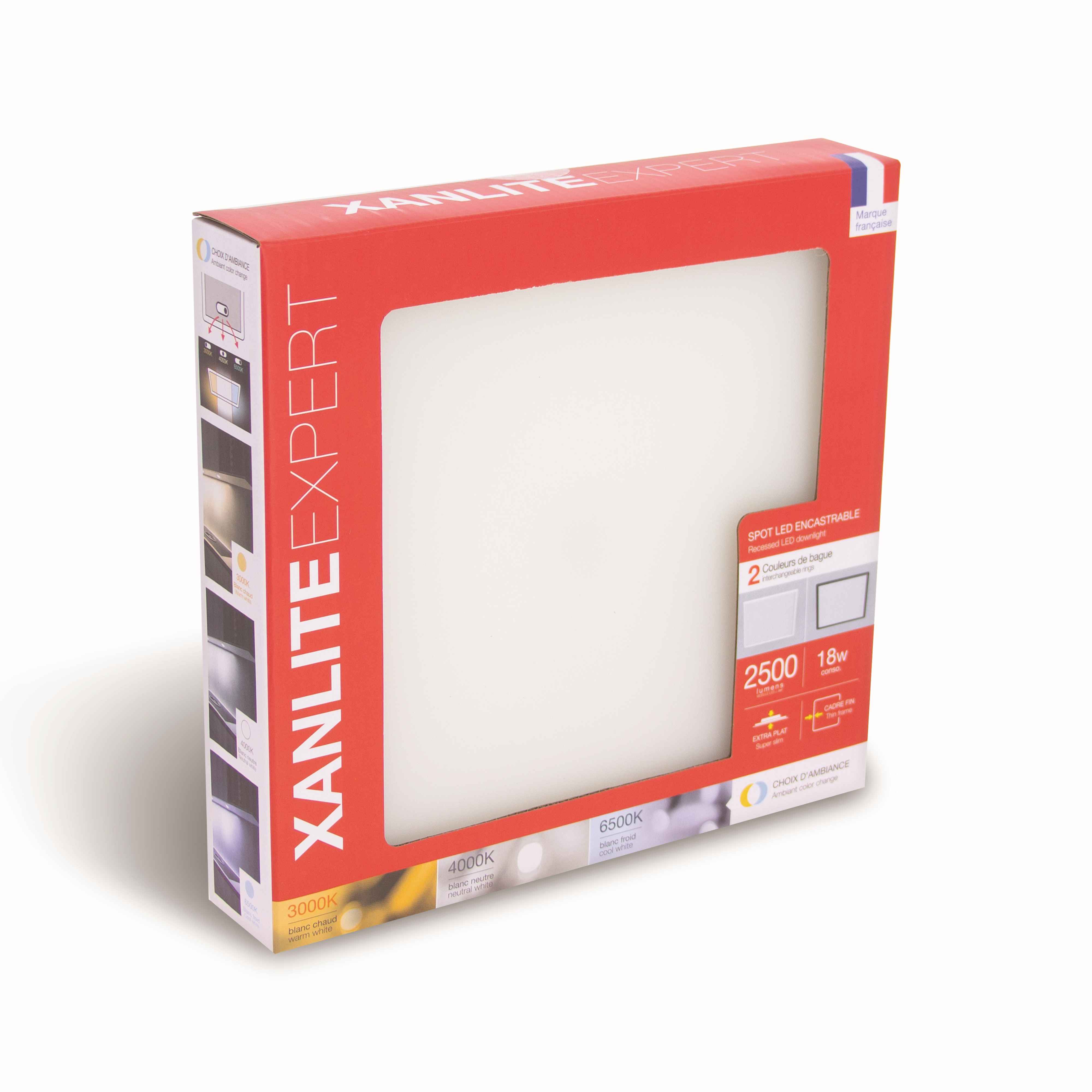 DOWNLIGHT EMPOT/CUAD 2200LM BLNG CCT XANLITE EG-DOP1400CCCT