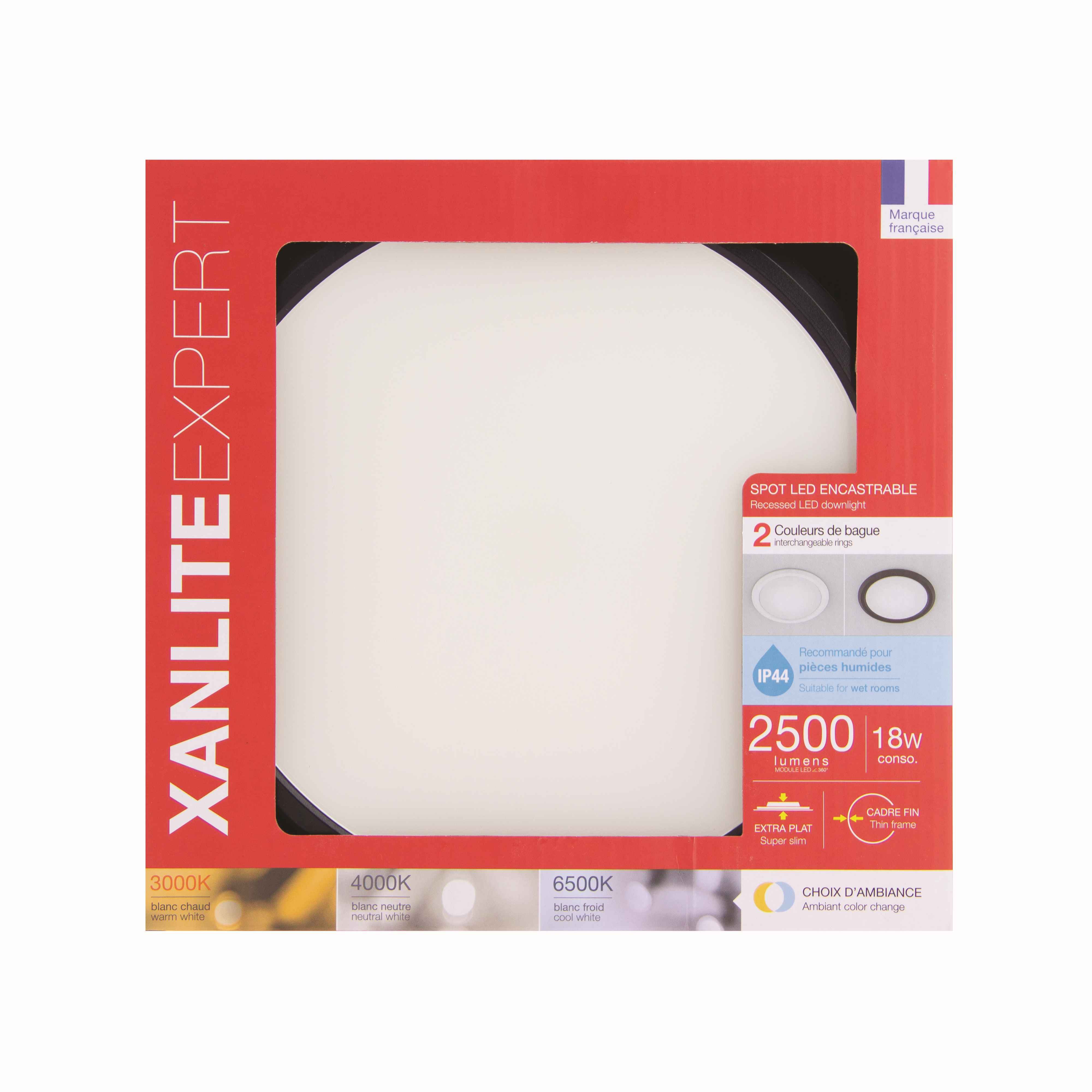 DOWNLIGHT EMPOT/RED 2200LM BLNG CCT XANLITE EG-DOP1400RIPCC