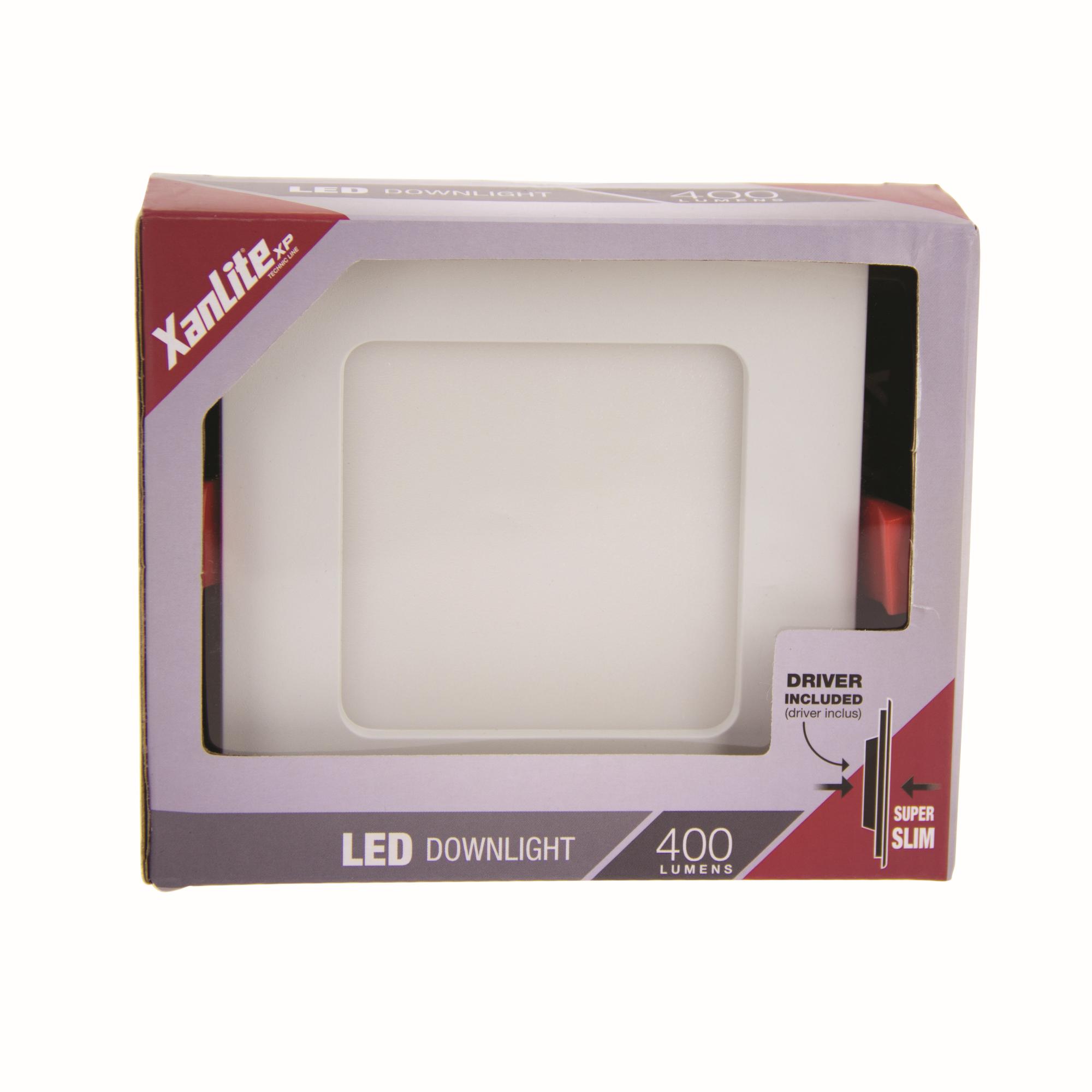 FOCO EMPOTRABLE CUADRADO EXTRAPLANO 6W XANLITE EG-DOP400CCW