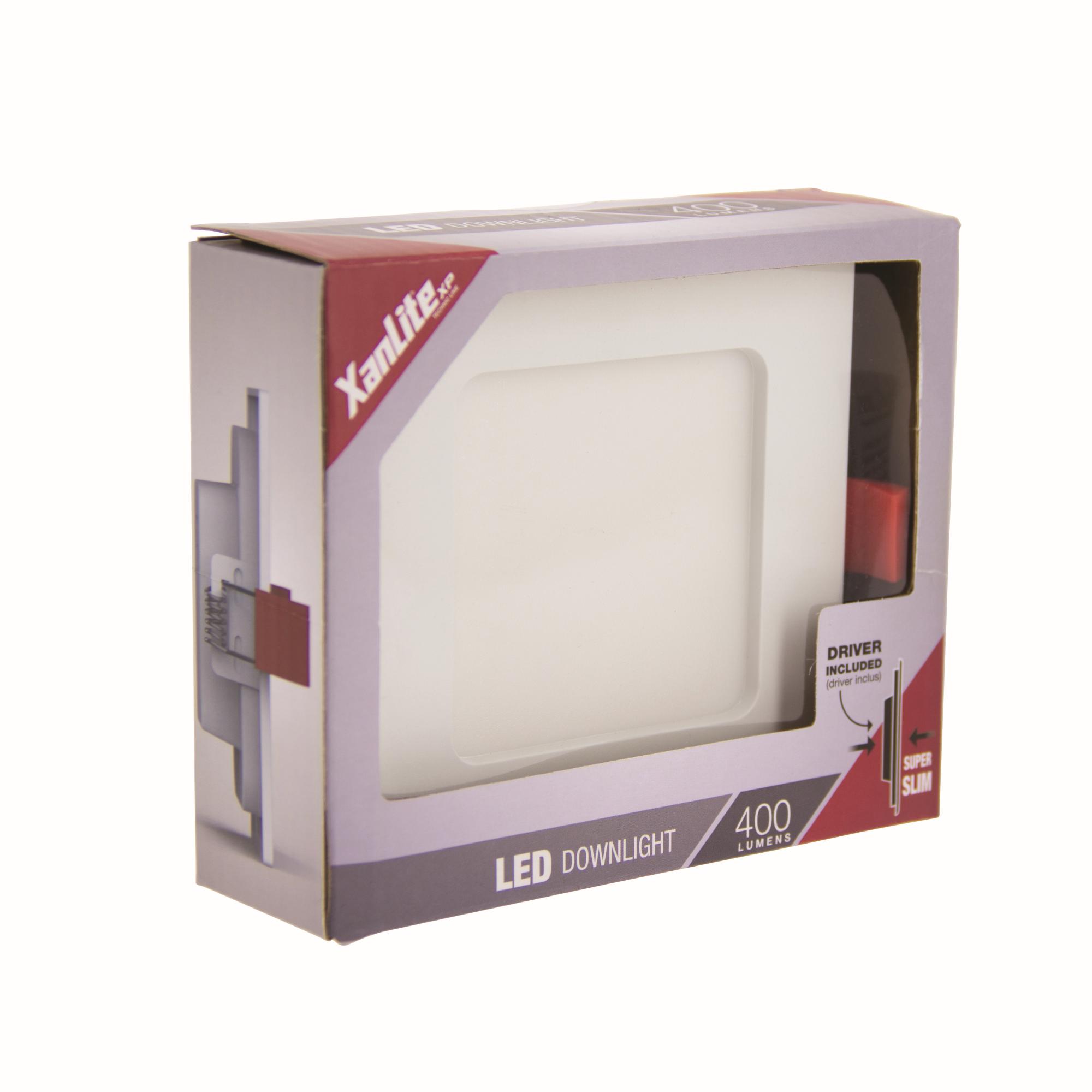 FOCO EMPOTRABLE CUADRADO EXTRAPLANO 6W XANLITE EG-DOP400CCW