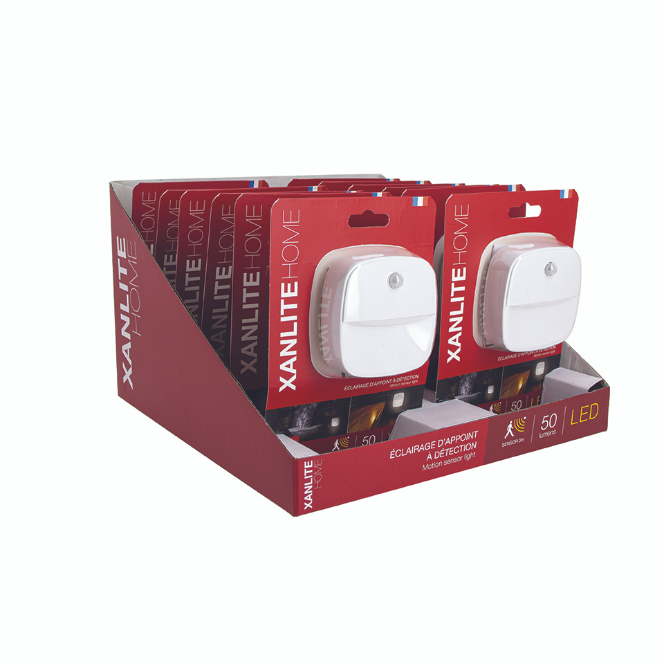 LUZ SENSOR MOVIMIENTO BATERÍA 50LM 300 XANLITE EG-ECP40DCW