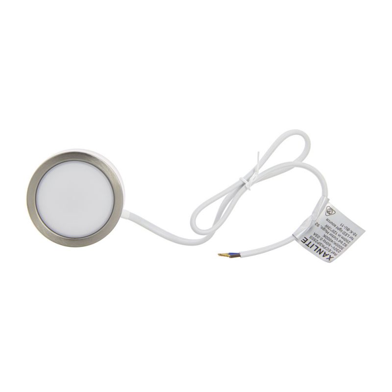 FOCO LED ACERO CEPILLADO MUEBLES IP44 XANLITE EG-ECPKSP250S