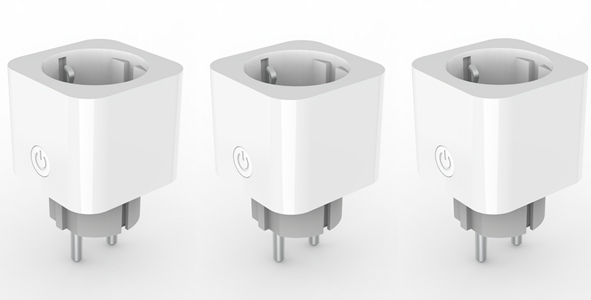 SET 3 ENCHUFES C/MEDIDOR CONSUMO ENERGEEKS EG-EW009MC