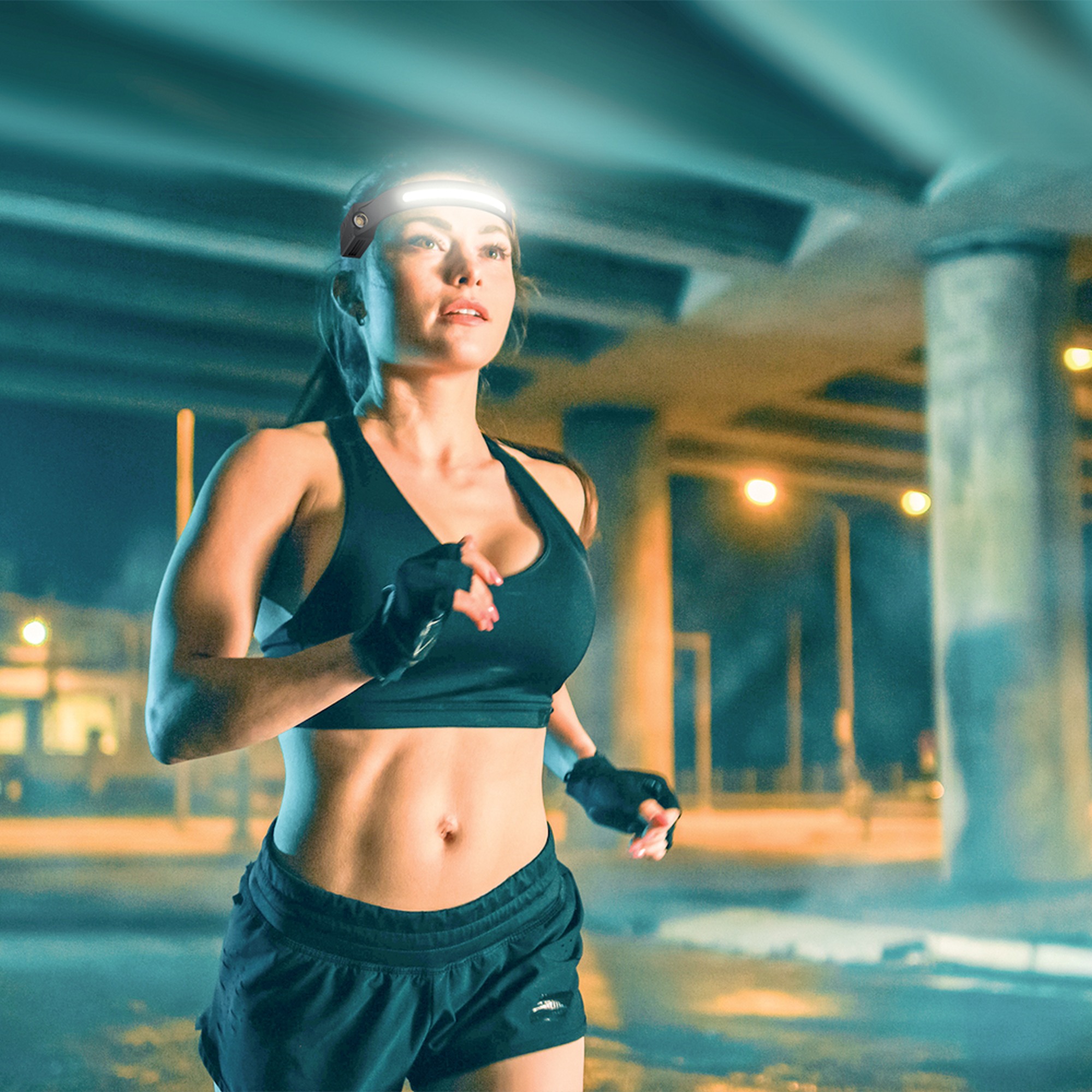 LINTERNA FRONTAL CABEZA 300 LUMENS XANLITE EG-FR450SSTRIP