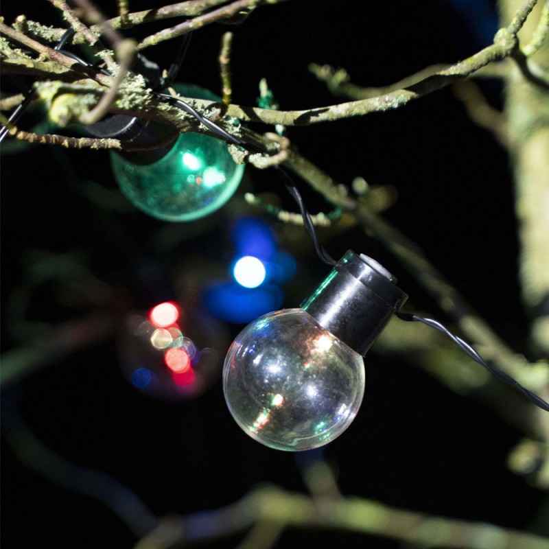 GUIRNALDA SOLAR 5M 8 BOMBILLAS RGB XANLITE EG-GRL5GUINRVB