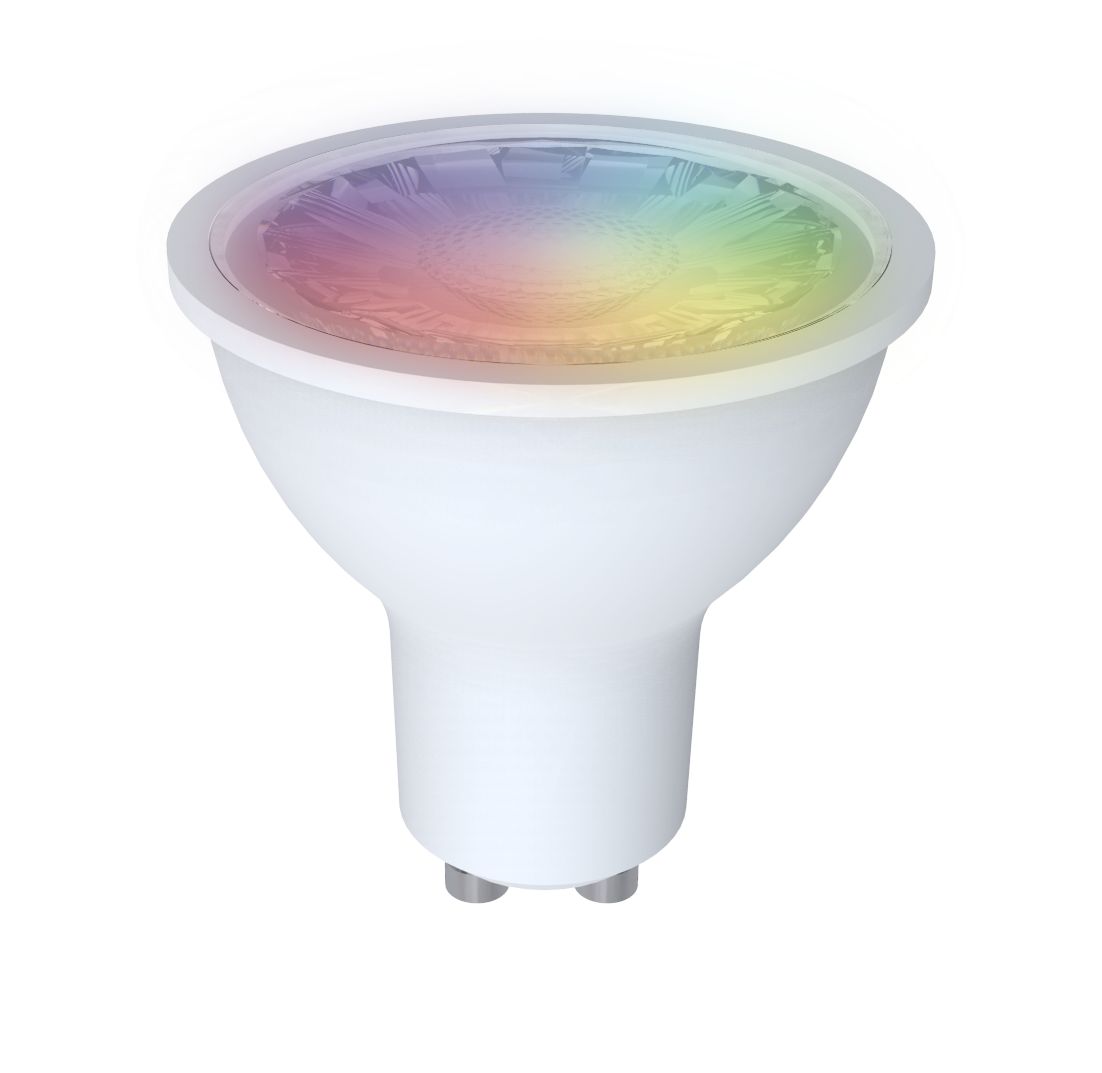 BOMBILLA WIFI GU10 CCT+RGB 356LM ENERGEEKS EG-GU10BOMBW001