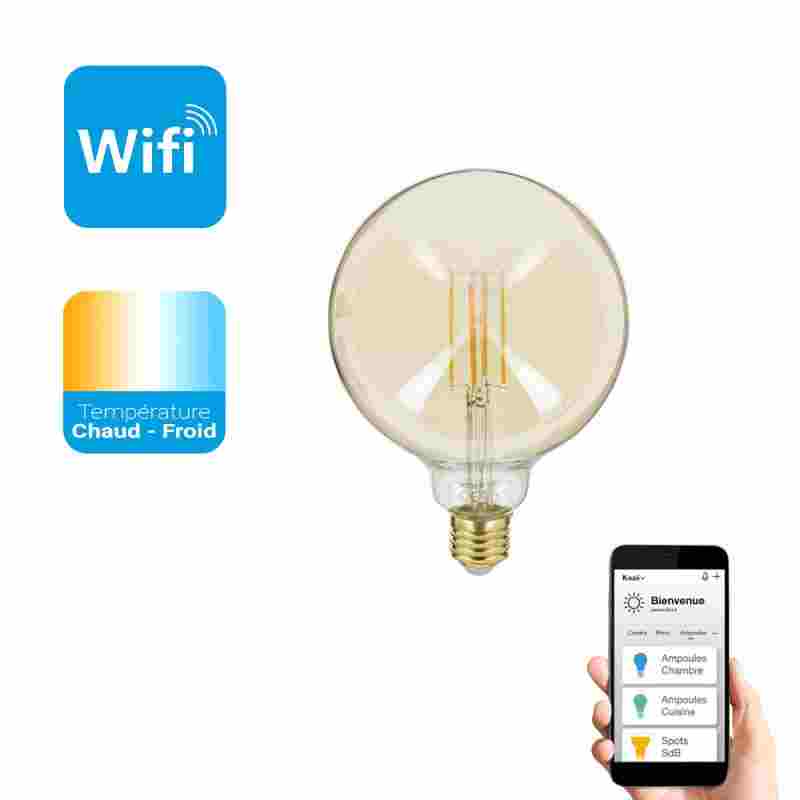 BOMBILLA LED ÁMBAR WIFI CCT XANLITE EG-KRFDE470B125