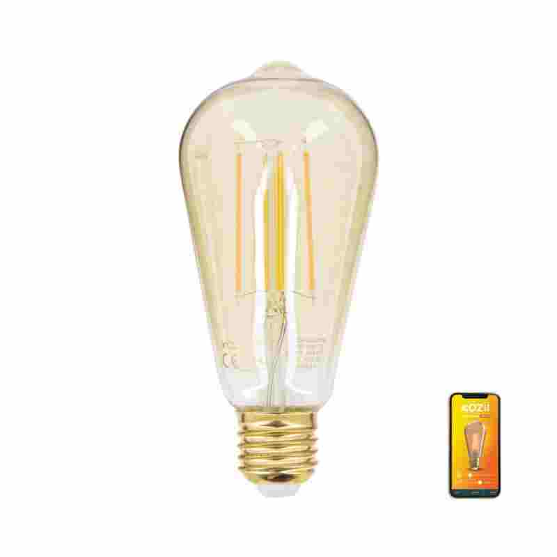 BOMBILLA LED ÁMBAR WIFI E27 CCT XANLITE EG-KRFDE470STAC