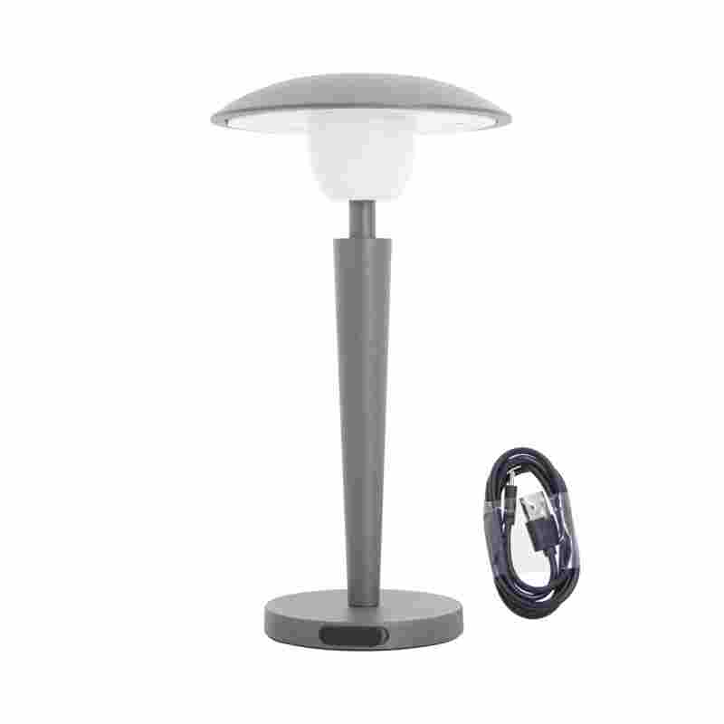 LÁMPARA SOBREMESA GRIS RECARGABL 400LUMEN XANLITE EG-LP25GRD