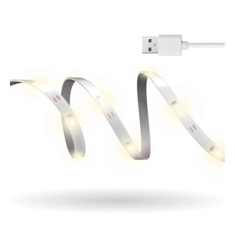TIRA LED USB BLANCO 3M EXTENSIBLE 6M XANLITE EG-LSAK3USBEX