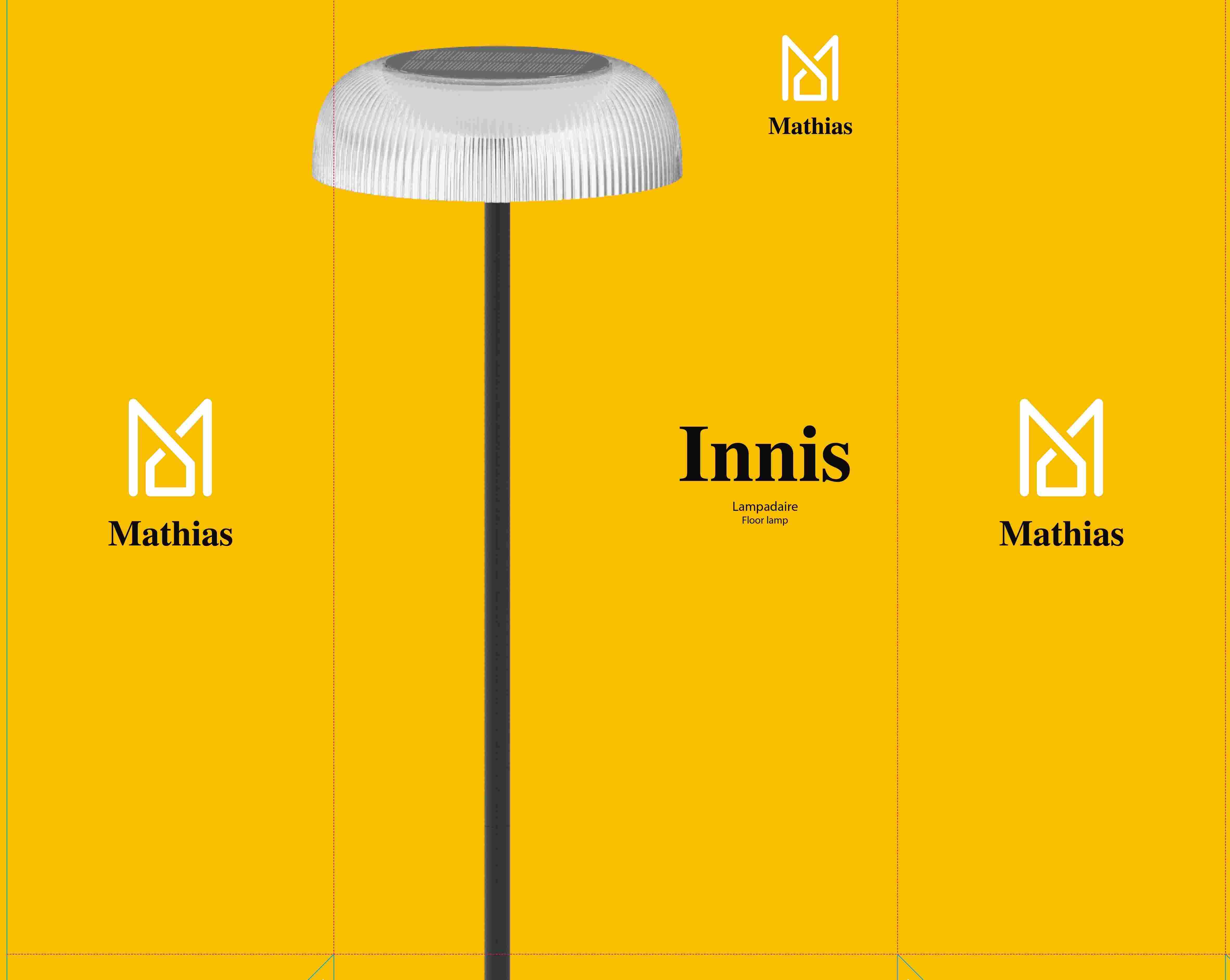 LÁMPARA DE PIE SOLAR, XANLITE, EG-MLAMSINNISNT