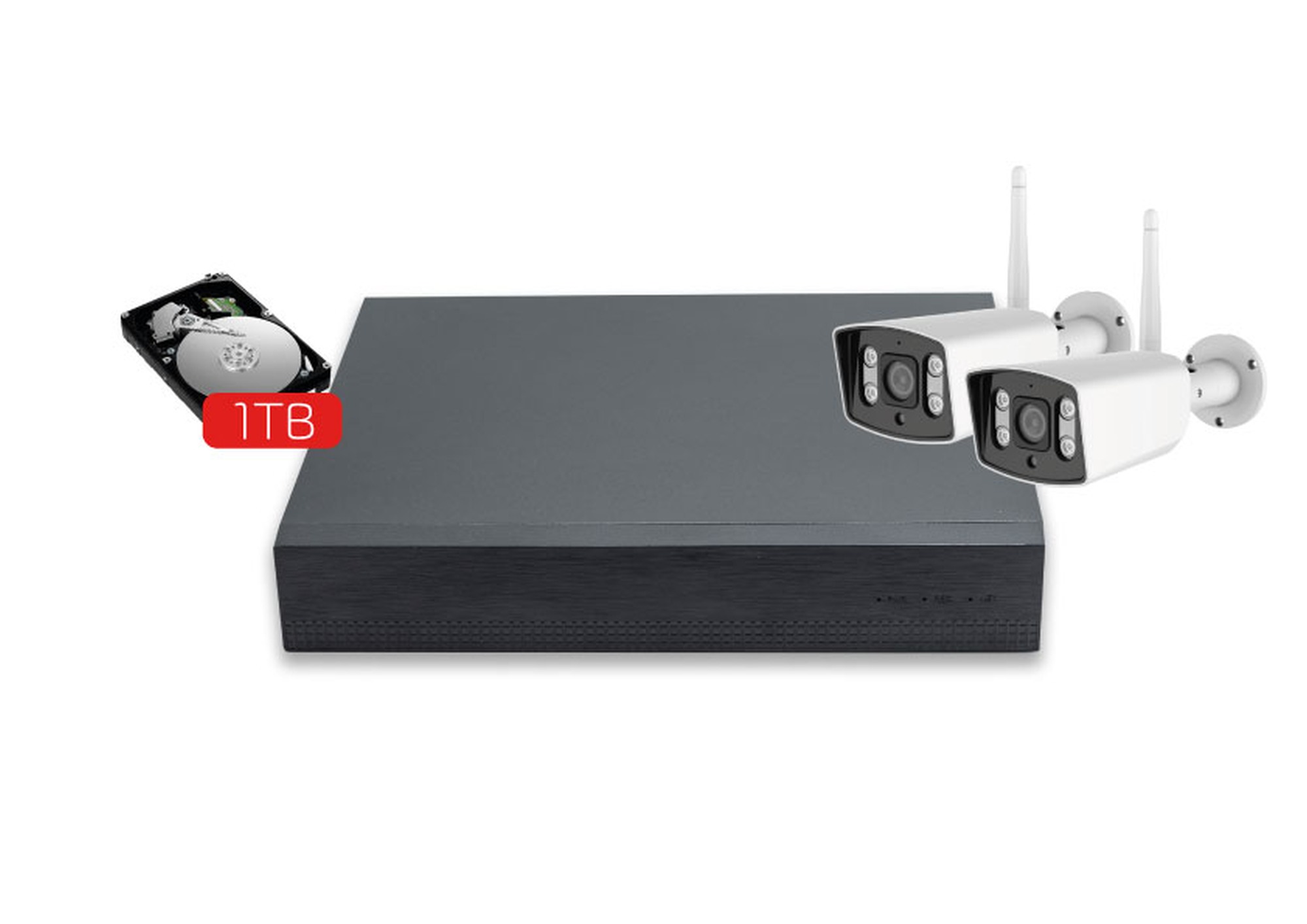 NVR 8 CANALES+2 CIPEXT004+DISCO 1TB ENERGEEKS EG-NVREXT001