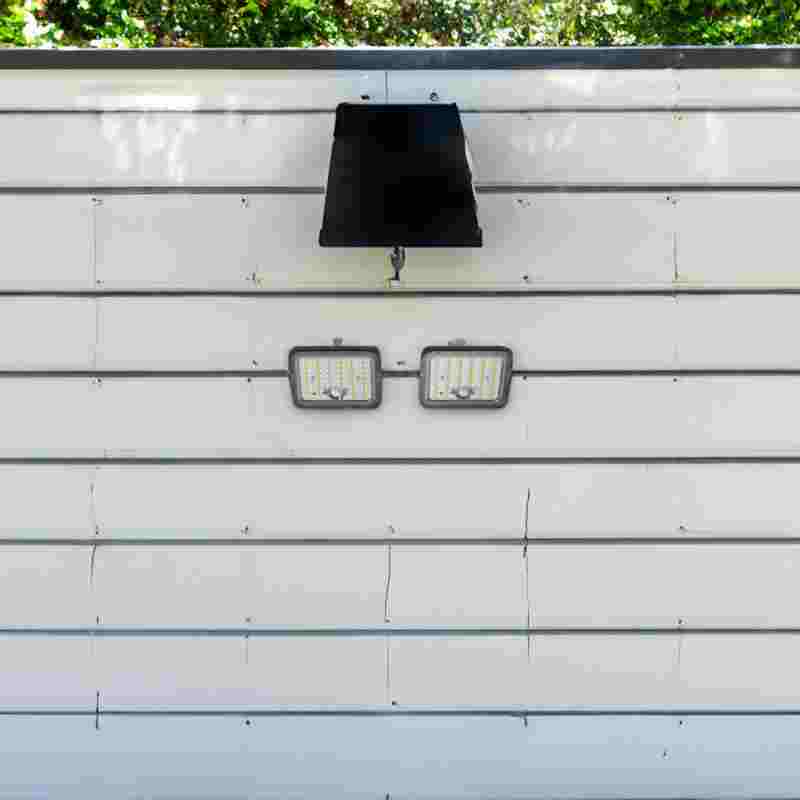 2 PROYECTORES 900LUMEN+PANEL SOLAR XANLITE EG-PACK2PRS7WMC