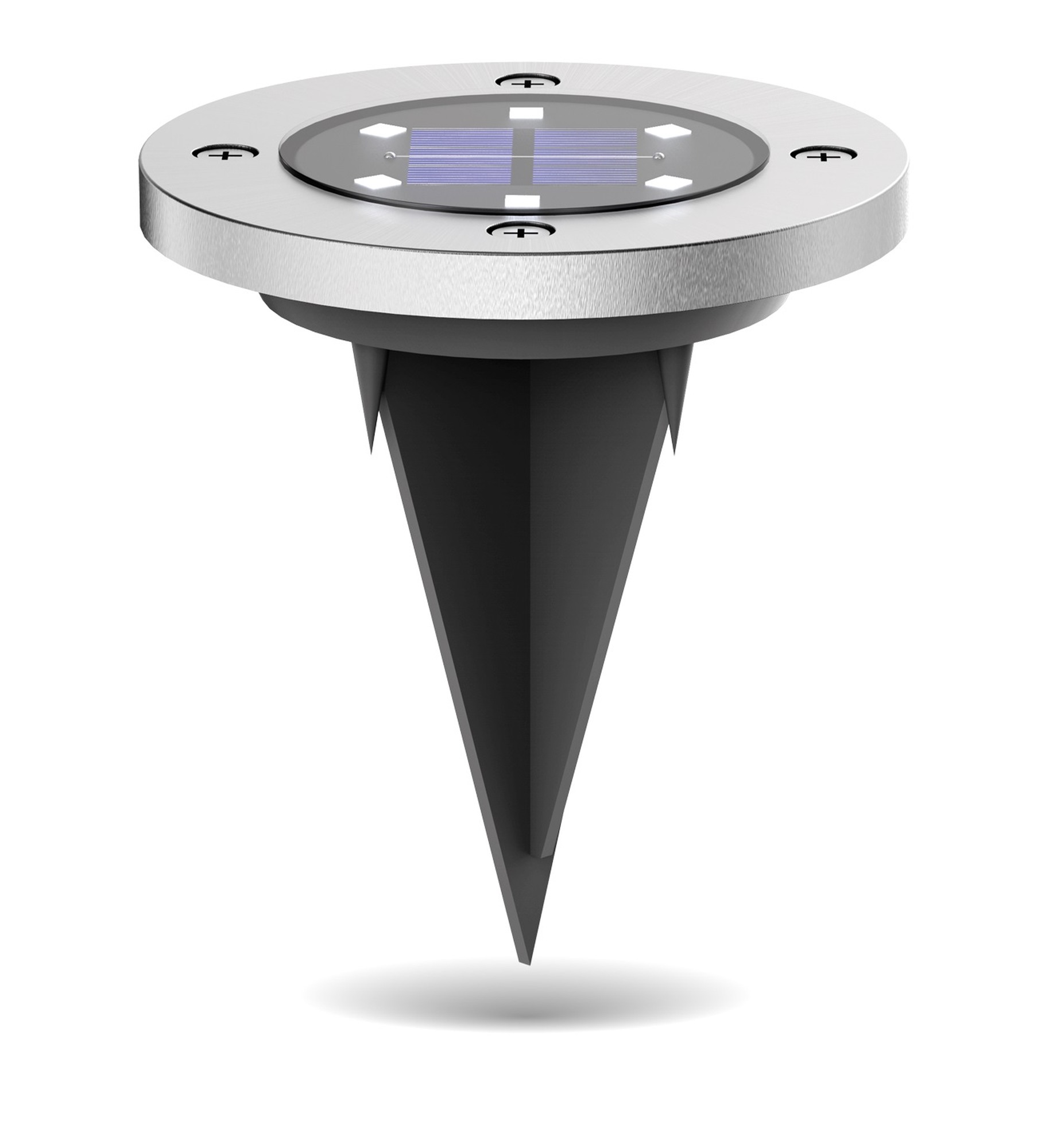 2 LAMPARAS SOLARES DE 4 LEDS 6500K IP44 XANLITE EG-PACK2SPSO4