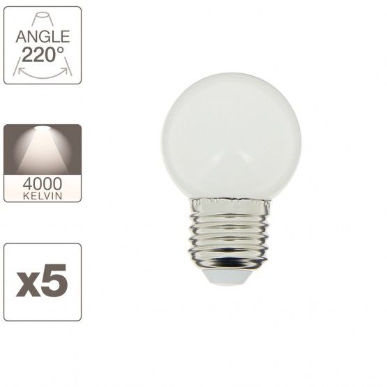 PACK 5 BOMBILLAS PARA GUIRNALDA XANLITE PACK5EEGRLPCW