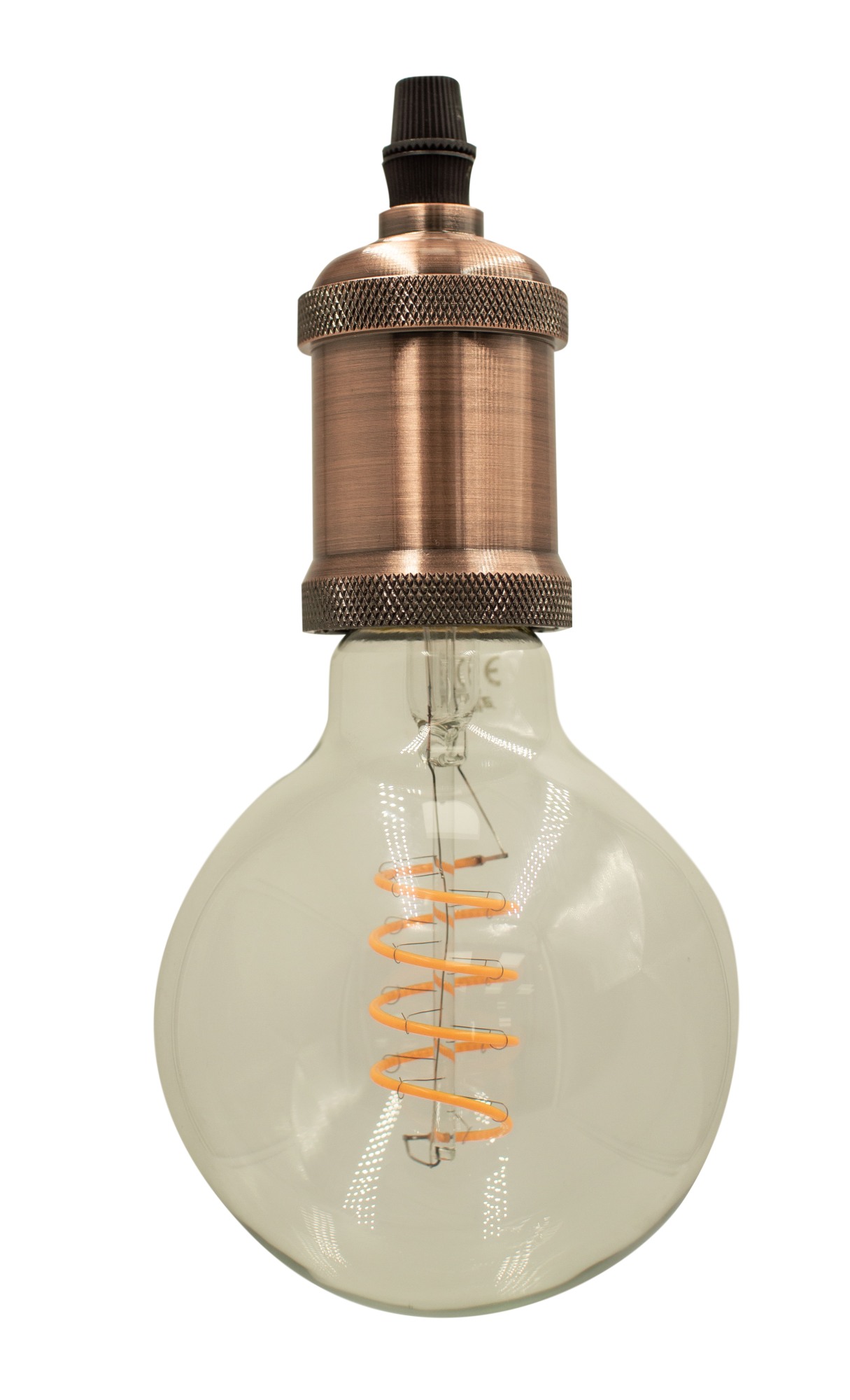 PENDEL METAL BRONCE TRENZADO NEGRO ENERGEEKS EG-PENDEL002